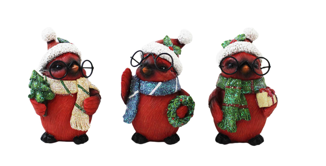 Whimsical Cardinal Figure
