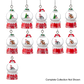 Santa’s Snow Globe Name Ornament( 2024 Edition) (A to R & Blanks)