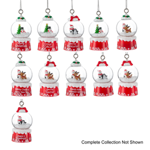 Santa’s Snow Globe Name Ornament( 2024 Edition) (A to R & Blanks)
