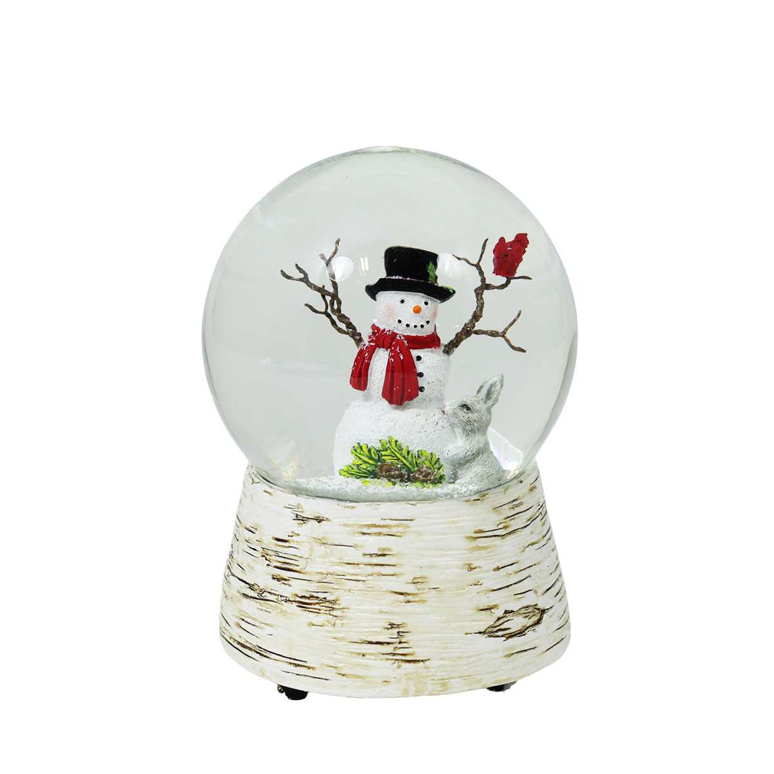 Snowman & Winter Friends Musical Snow Globe