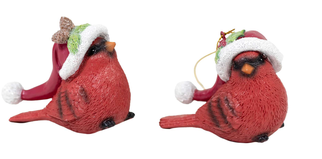 Santa Hatted Red Cardinal