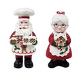 Santa & Mrs. Claus Gingerbread Figure