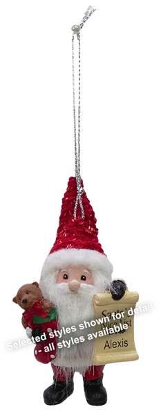 Santa’s Nice List Name Ornament (2025 Edition) ( T to Z)