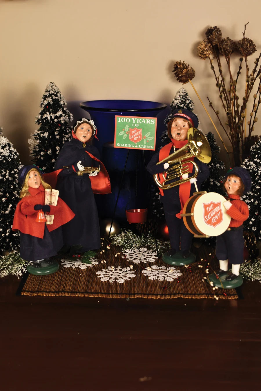 Salvation Army Girl Byers Choice Caroller with Bell