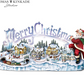 Thomas Kinkade Santa's Inspiration Moving Music Wonderland