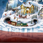 Thomas Kinkade Santa's Inspiration Moving Music Wonderland