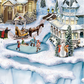 Thomas Kinkade Santa's Inspiration Moving Music Wonderland