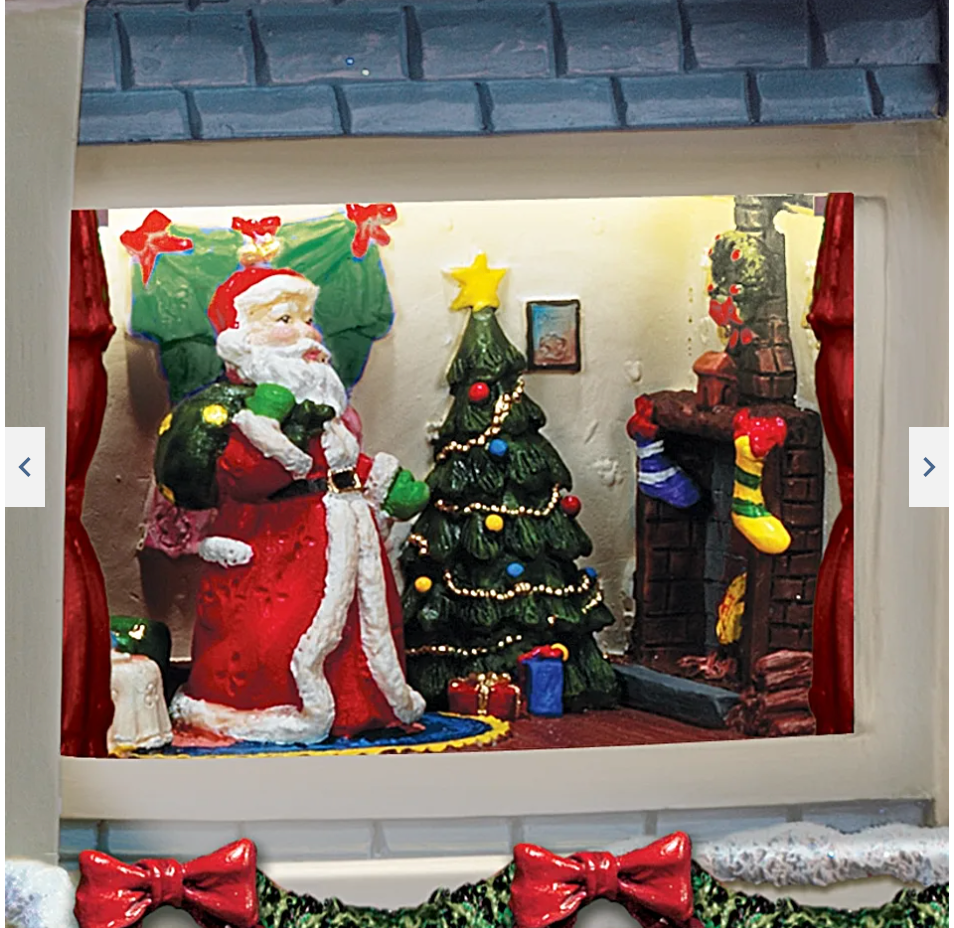 Thomas Kinkade Twas The Night Before Christmas Story House