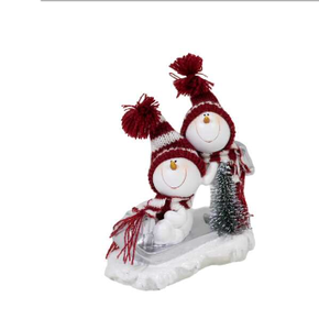Tobogganing Snowmen