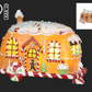 Lit Gingerbread Trailer