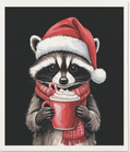 Cute Raccoon Reusable Sponge Cloth