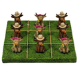 Highland Cow Tic-Tac-Toe Set