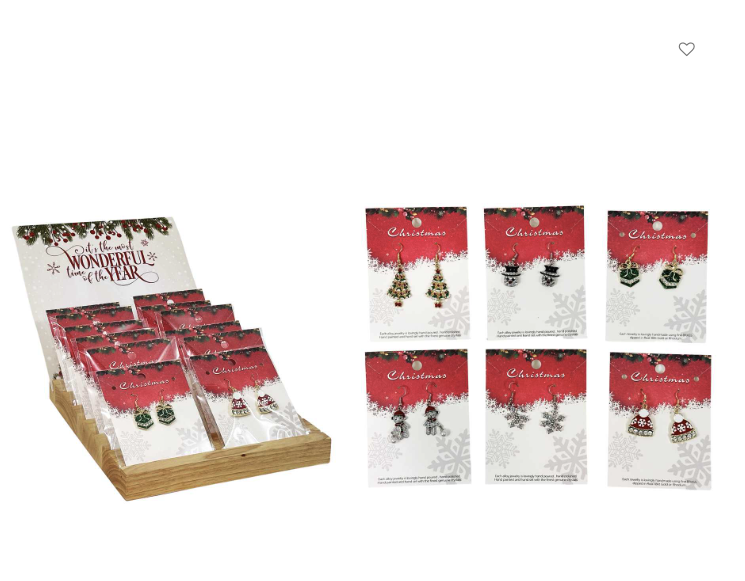 Festive Christmas Earrings – 6 Styles
