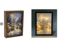 Lighted Winter Village Wall Art – 9"