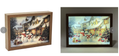 Lighted Snowman Village Wall Art – 9"