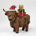 Highland Cow with Presents
