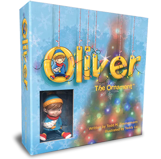 Oliver Ornament & Book Set
