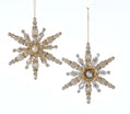 Gold & Silver Glittering  Snowflake