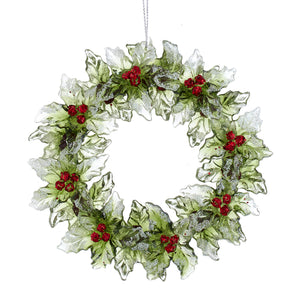 Frosted Berry Wreath Ornament