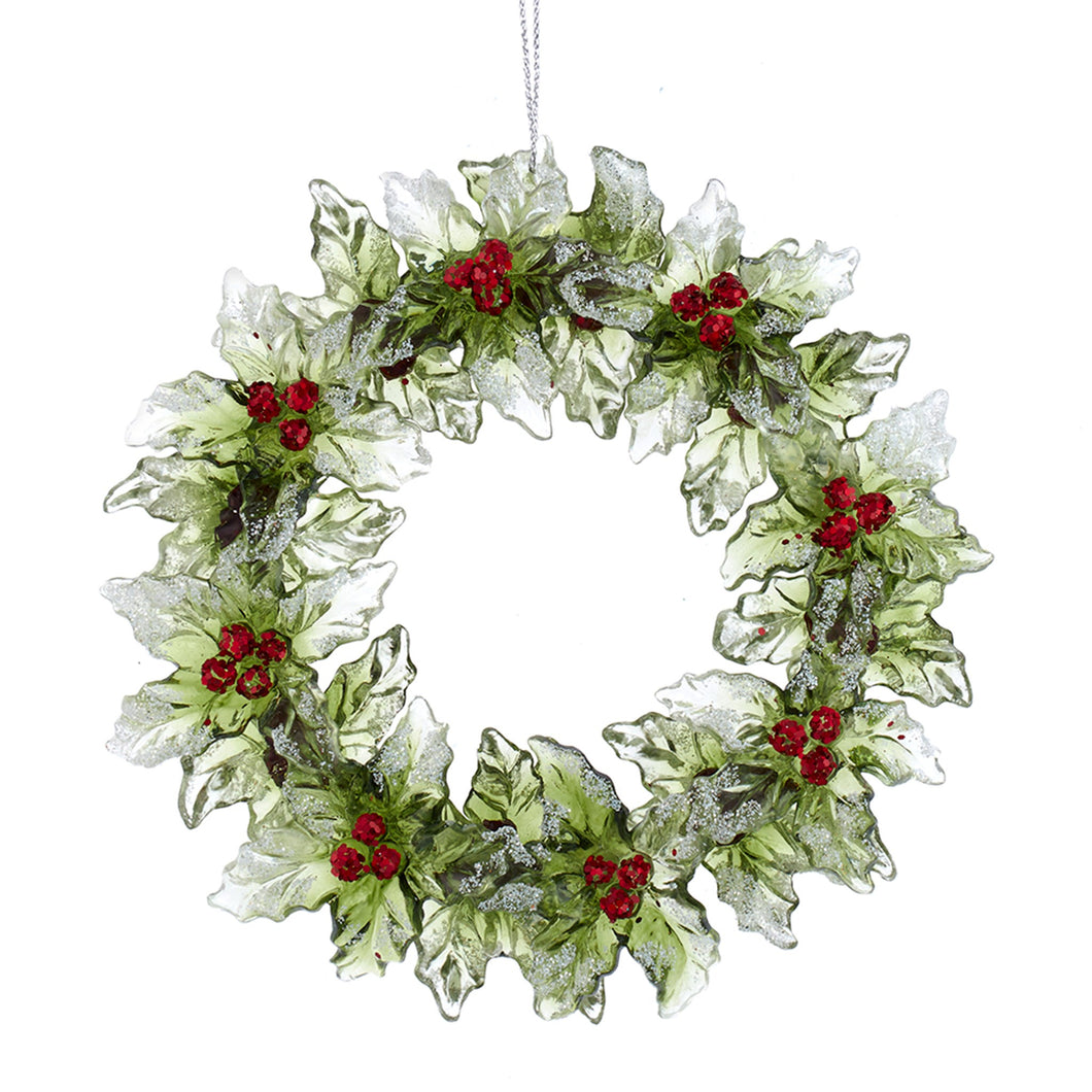 Frosted Berry Wreath Ornament