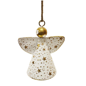 Vintage Gold Metal Angel Bell