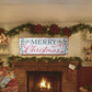 Vintage Merry Christmas Sign 48" x 16"
