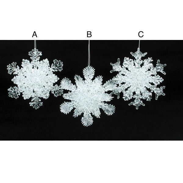 Crystal Radiance Snowflake Ornament