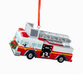 Festive Fire Truck Ornament