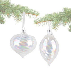 Iridescent Glass Ornament