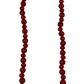 Pomegranate Red Bead Garland 6'