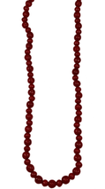 Pomegranate Red Bead Garland 6'