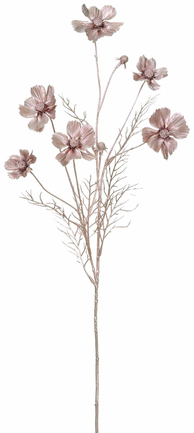 Rose Gold Flower Pick