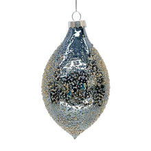 Load image into Gallery viewer, Icy Emerald Glass Ball Ornament
