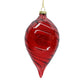 Red Swirling Glass Ornaments