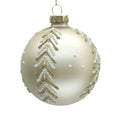 Champagne Glitter Evergreen Ball Ornament