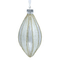 Frosted Champagne Finial Ornament