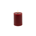Deep Red LED Pillar Candle