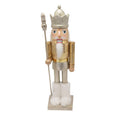 15" Gold or Silver Wooden Nutcracker