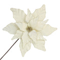 Extra Large Ivory Poinsettia Pick