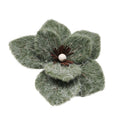 Felt Mossy Green Magnolia Clip