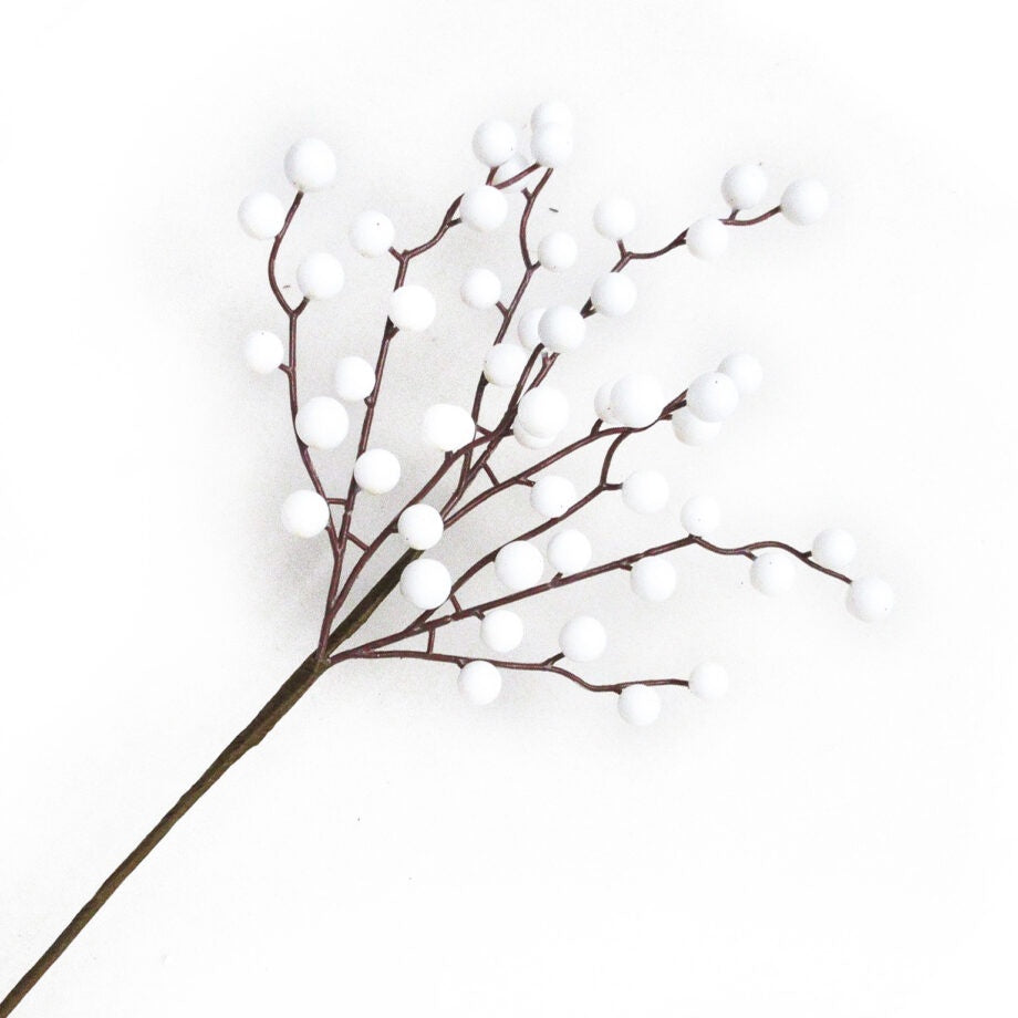 White Berry Branch Pick