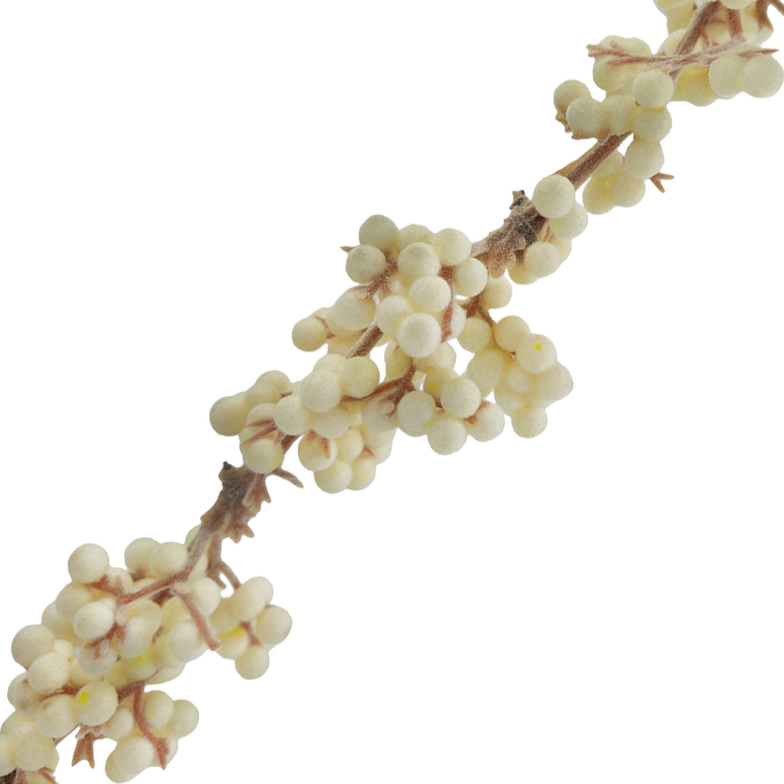 Flocked White Berry Garland