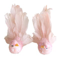 Perfectly Pink Feather Bird Clip