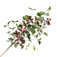 Eucalyptus Pick with Red Berries