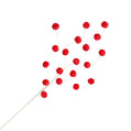 Red Pom Pom Pick
