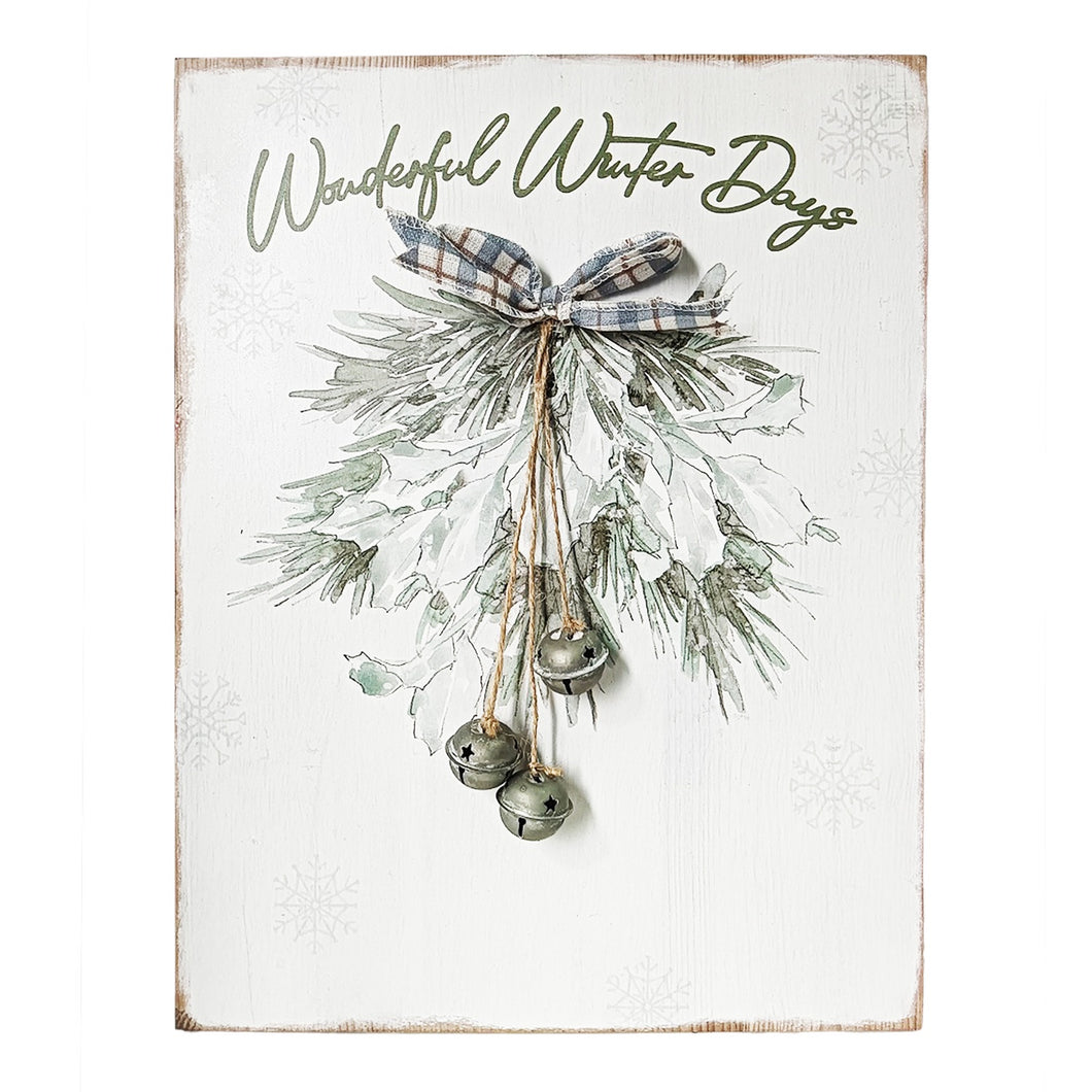 Wonderful Winter Days Sign