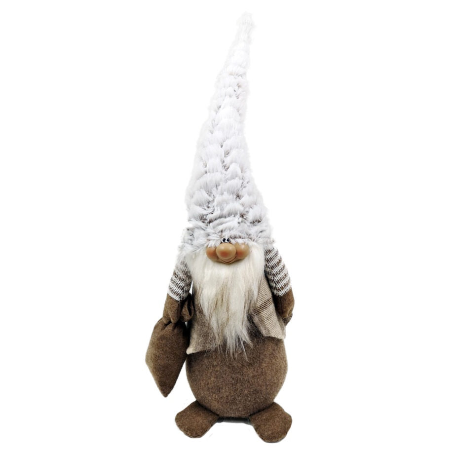 Plush Birch Fur Hat Gnome