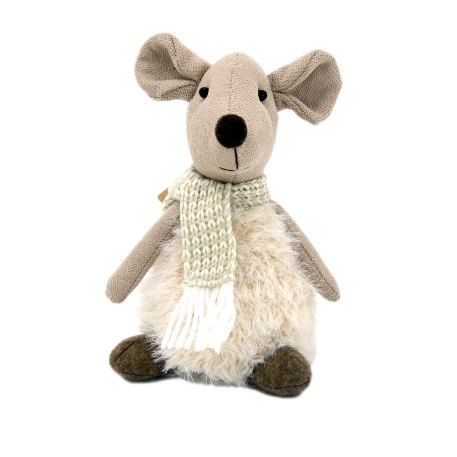 Fluffy Body Cream Plush Mouse
