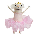 Pink Ballerina Felt Mouse Ornament