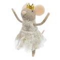 Luna Lace Felt Mouse Ornament